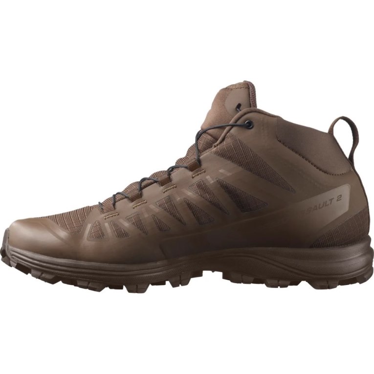 Chocolate Salomon Speed Assault 2 Men's Tactical Boots | PH 29417F